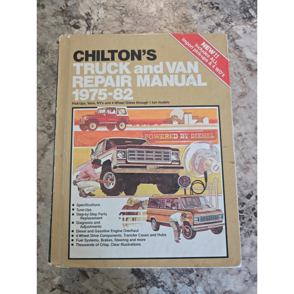 Chilton's Truck and Van Repair Manual 1975-82 Hardcover 7150 Imports 4WD